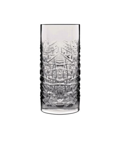 Mixology 16.25 Oz Textures Hi-Ball Glasses, Set of 4