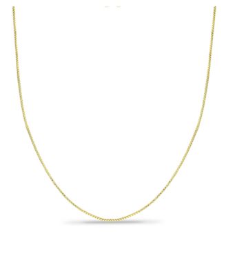 Колье Giani Bernini Box Link 18" Chain в 18k Gold-Plated Sterling Silver