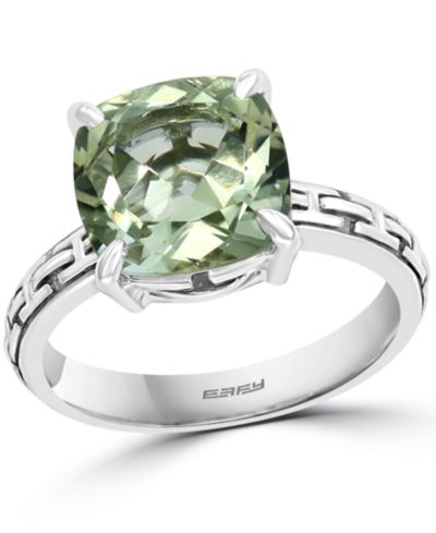 Кольцо EFFY® Green Quartz Statement (3-7/8 ct. t.w.) в Sterling Silver