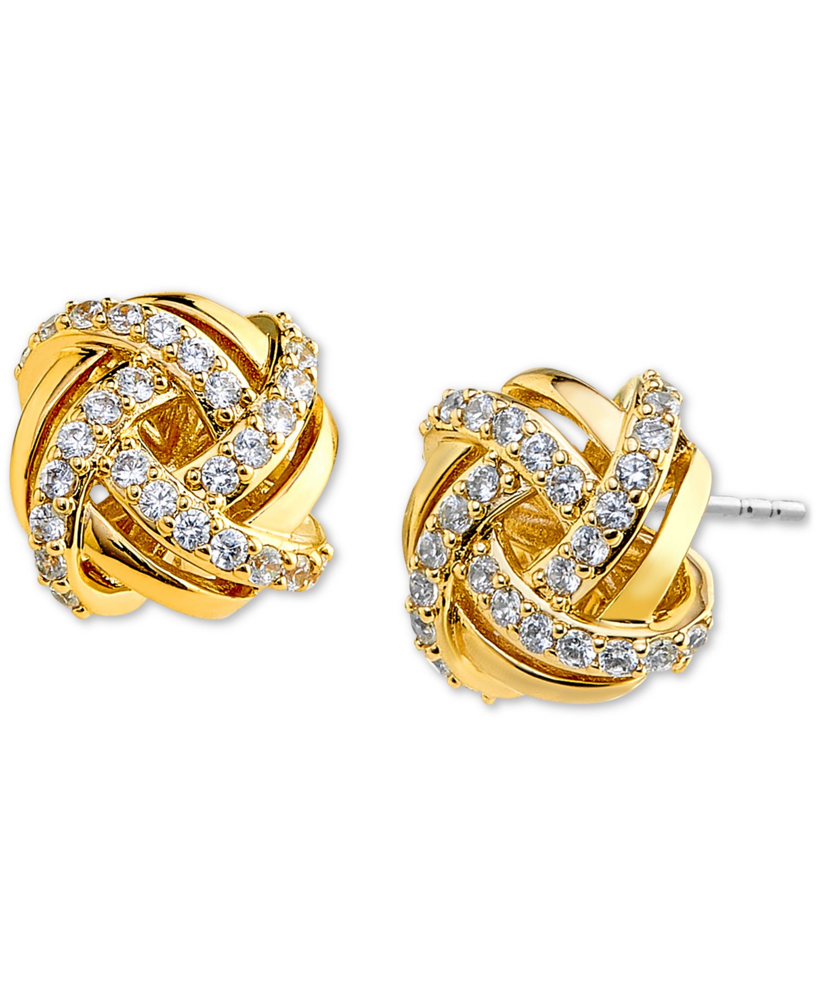 Серьги-гвоздики Eliot Danori Pavé Knot