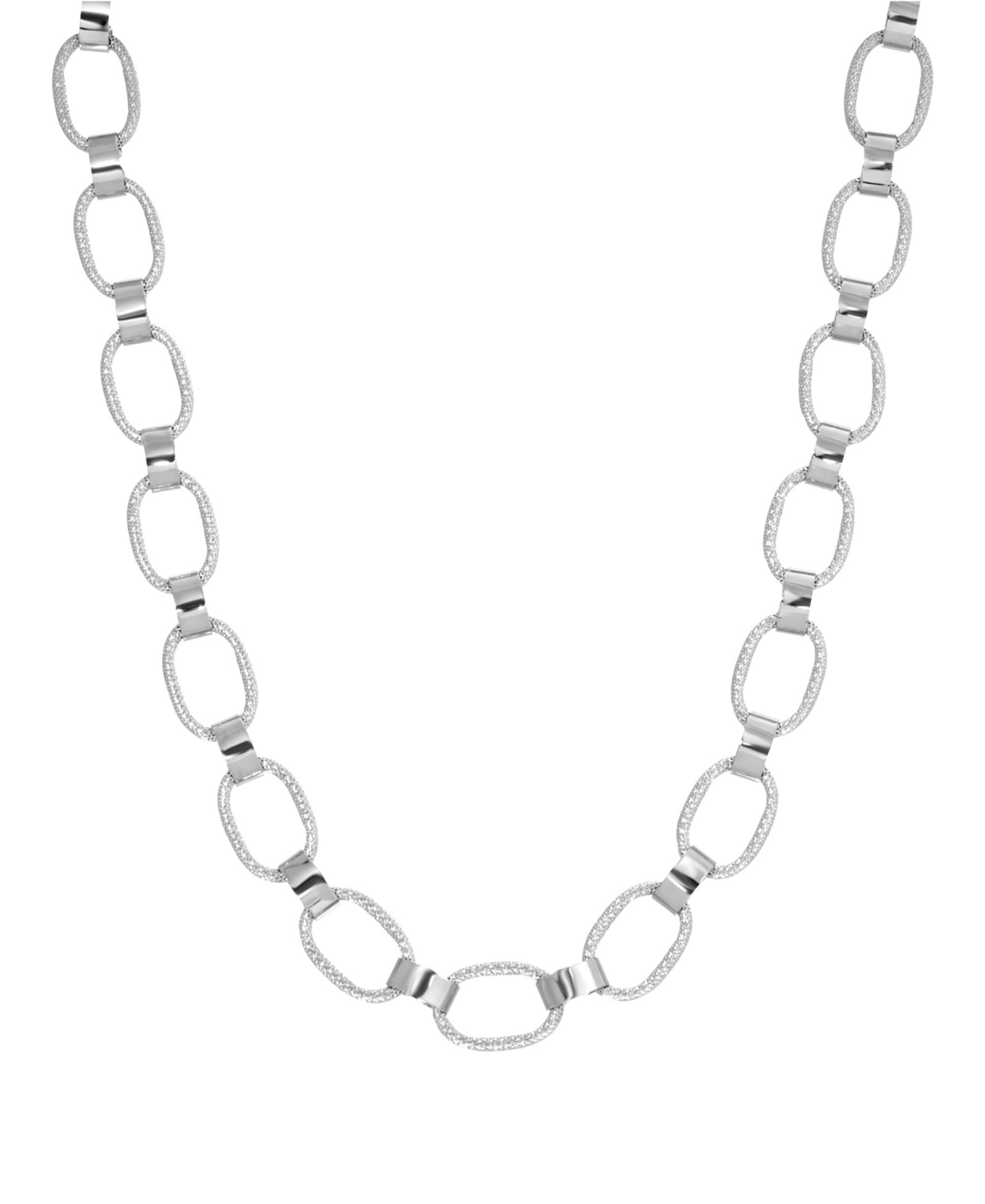 2028 Женское ожерелье Silver Tone Link