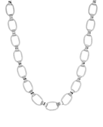 2028 Женское ожерелье Silver Tone Link