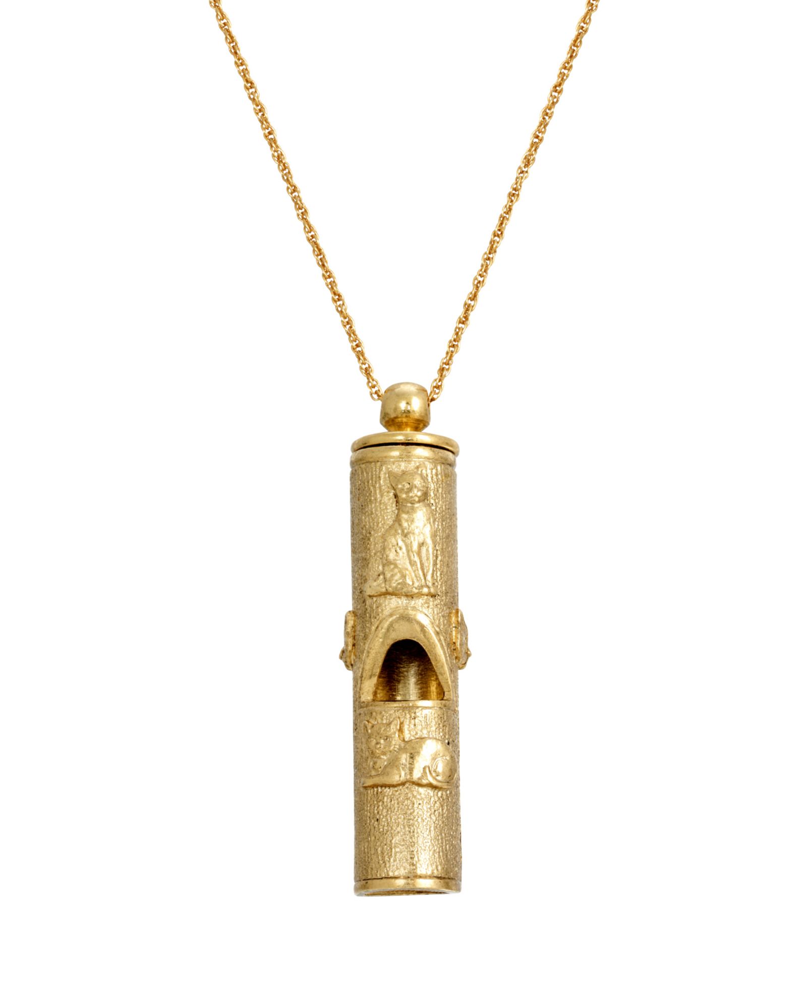 2028 Women's 14K Gold-tone Cat Whistle