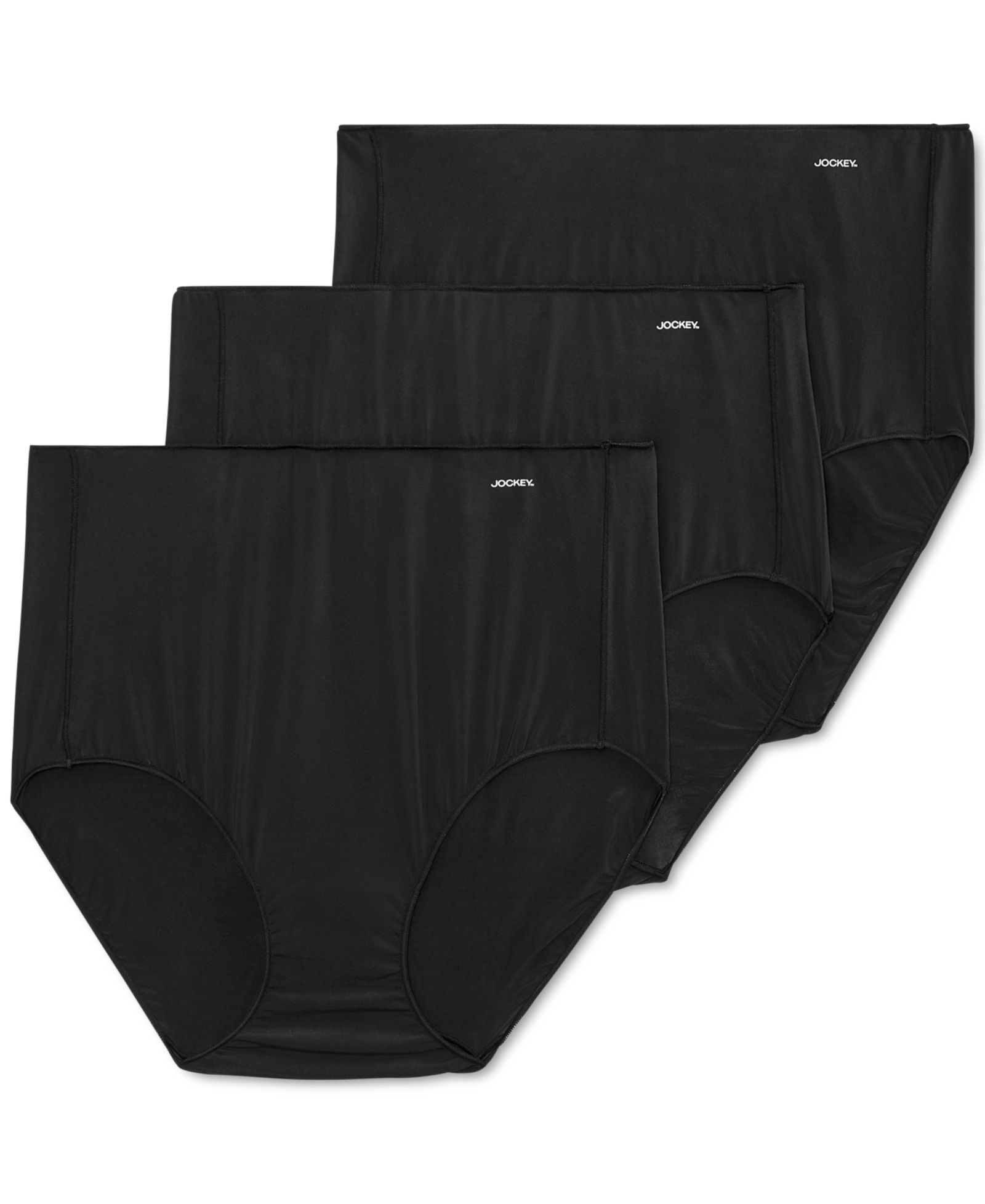 Jockey Womens' 3-Pk. No Panty Line Promise® Tactel® Brief Underwear 1877