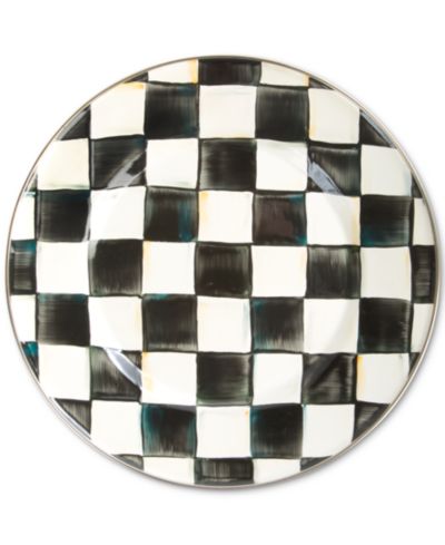 Mackenzie-Childs Courtly Check Dinner Plate