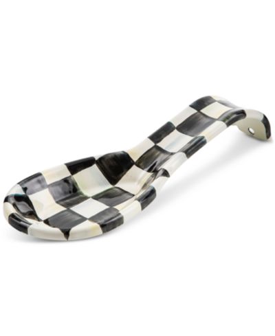 MacKenzie-Childs подставка для ложки Courtly Check