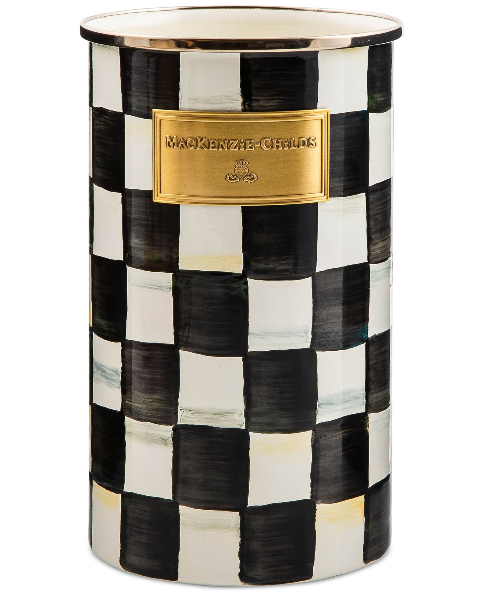 Mackenzie-Childs Courtly Check Utensil Holder