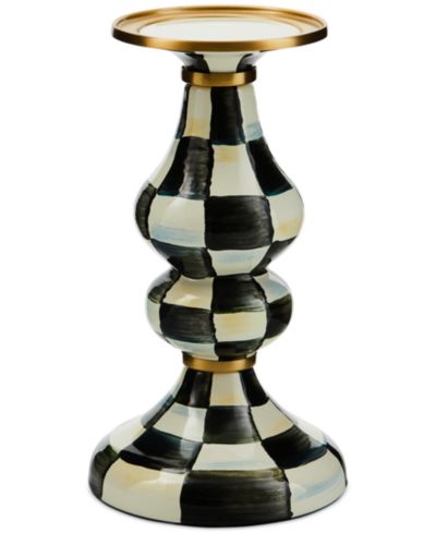 MacKenzie-Childs Courtly Check подсвечник Pillar Medium