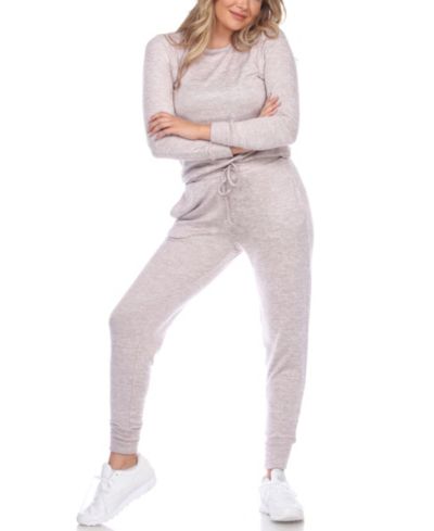 White Mark Women's 2-Piece Loungewear Set