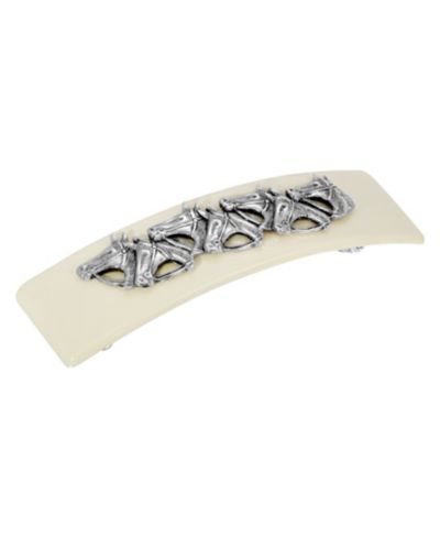 Women's Silver-Tone Horse Head Barrette