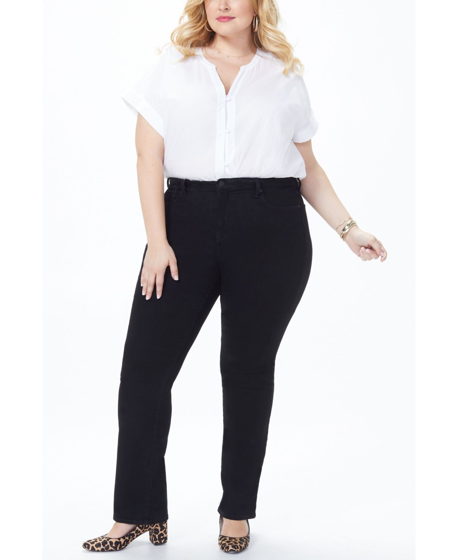 Джинсы NYDJ Plus Size Barbara Bootcut