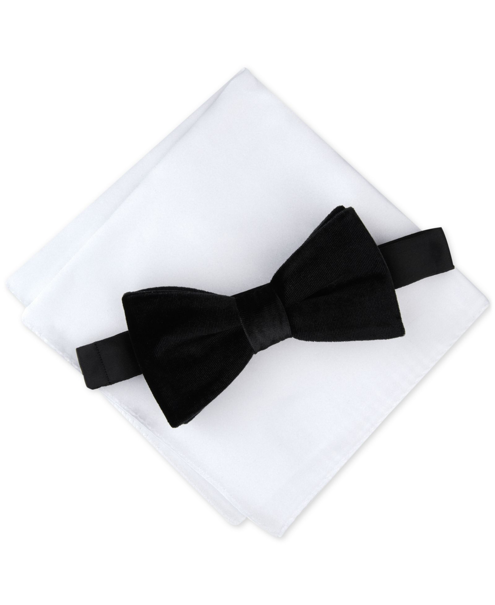 Alfani Men's Cameo Velvet Solid Bowtie, Created for Macy's
