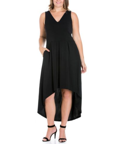 Женский Plus Size High Low Party Dress