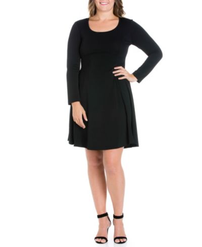 Женское платье Plus Size Fit and Flare Skater