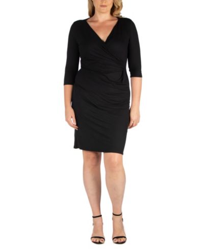 Платье 24seven Comfort Apparel Plus Size Wrap