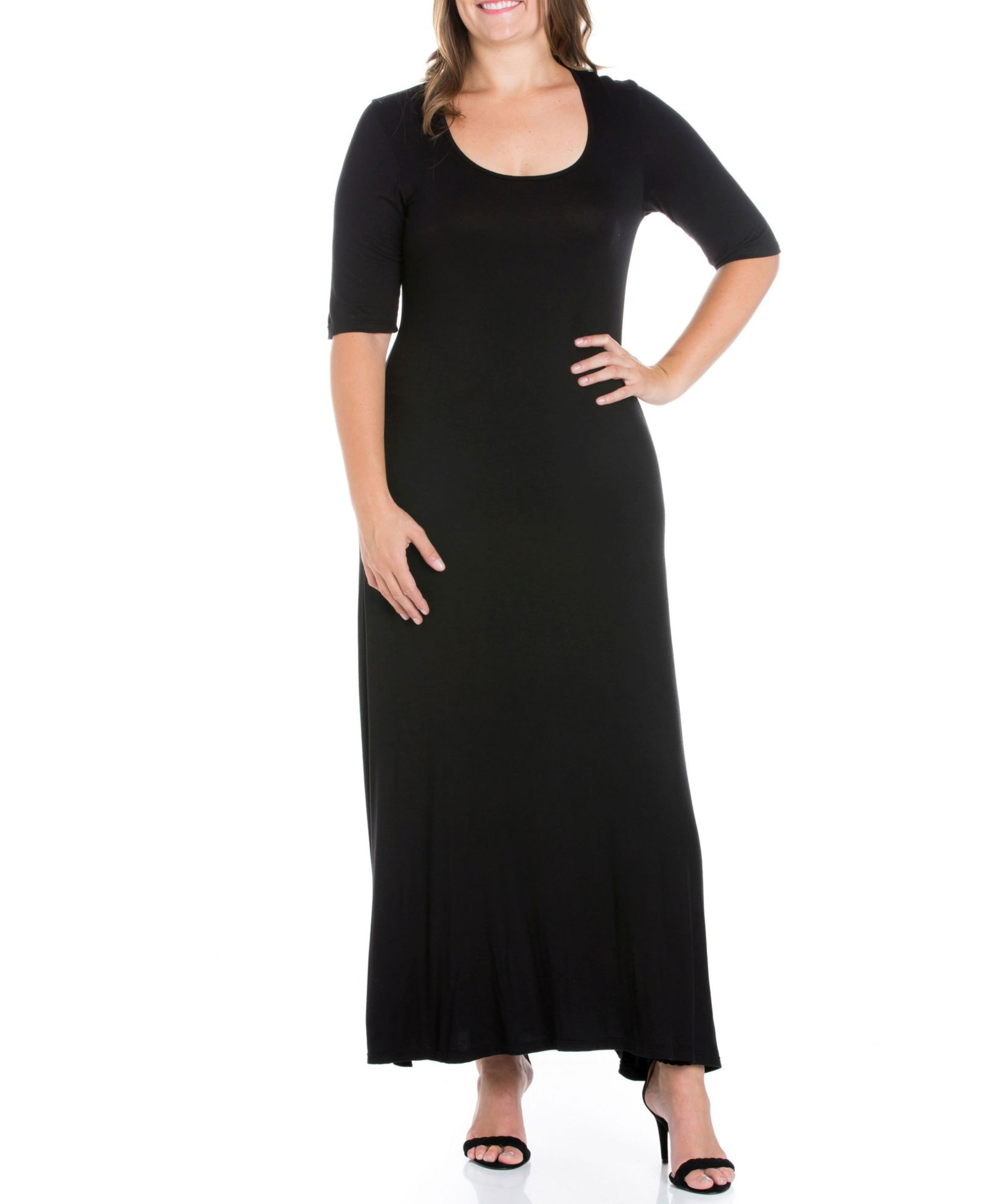 Женское платье макси 24seven Comfort Apparel Plus Size