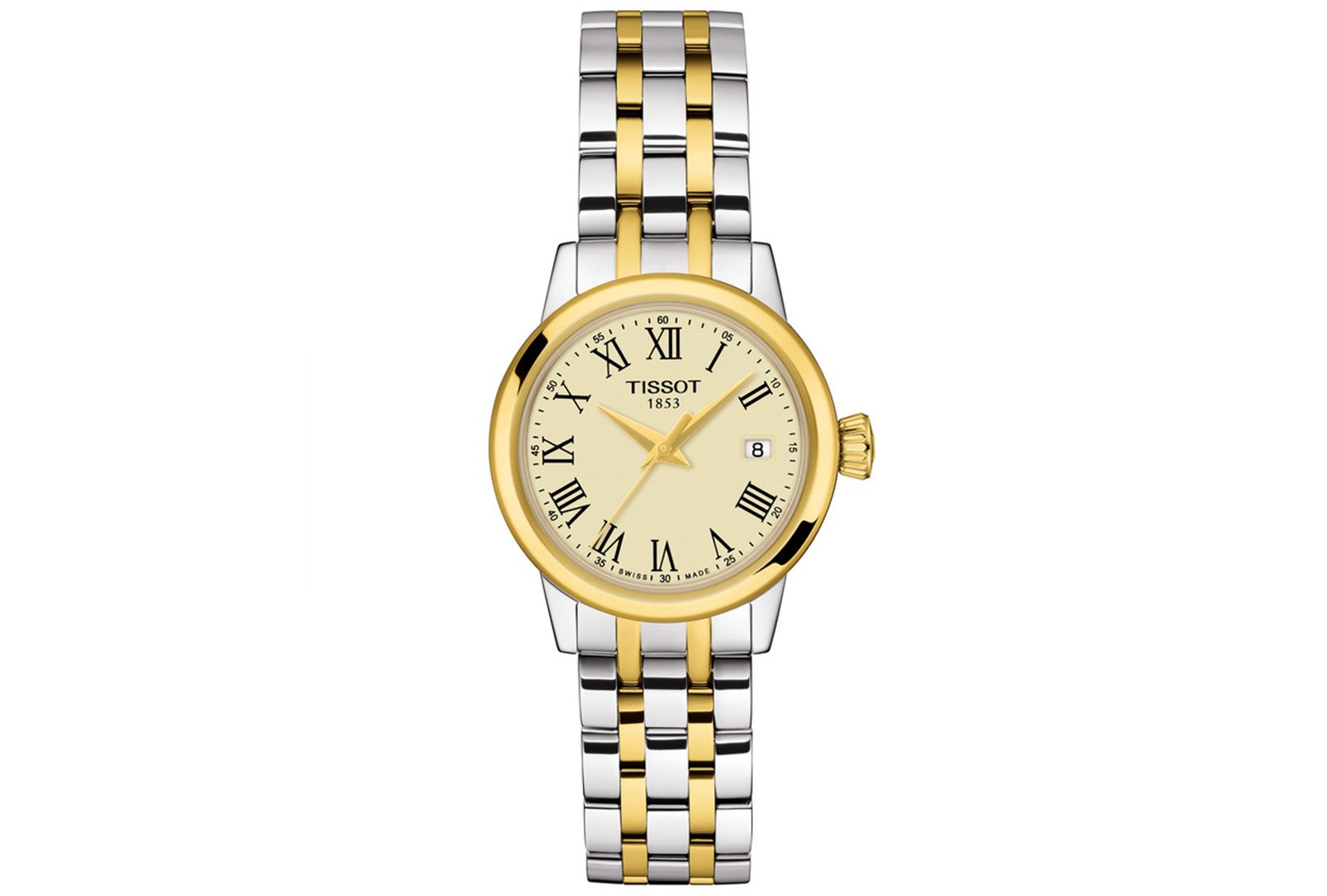 Часы Tissot Women's Swiss Classic Dream Two-Tone Stainless Steel Bracelet 28mm