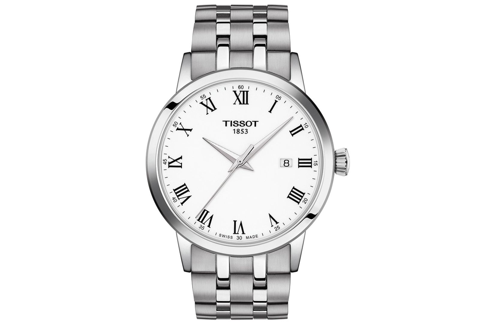 Tissot Men's Swiss Classic Dream Stainless Steel Bracelet Watch 42mm