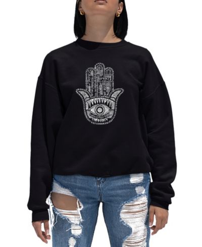 Женский свитшот с принтом Hamsa