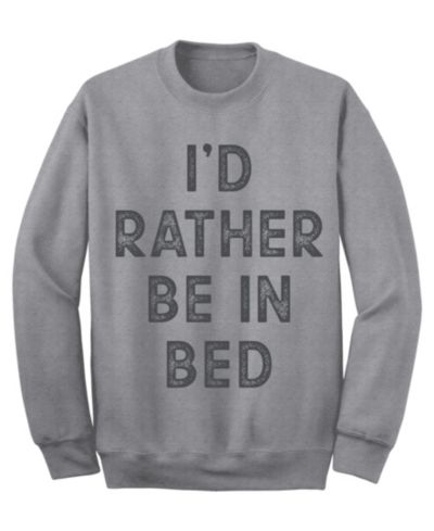 Свитшот Men's "I'D Rather Be In Bed" Crew Fleece Sweatshirt
