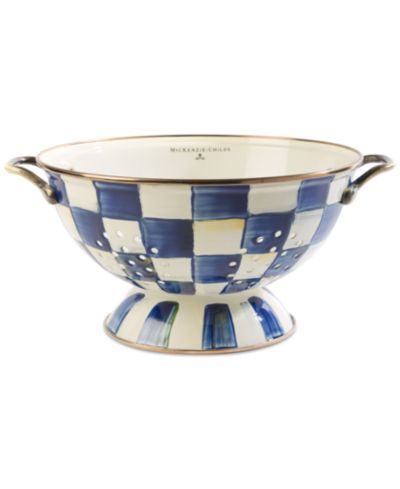 Mackenzie-Childs Royal Check Large Colander
