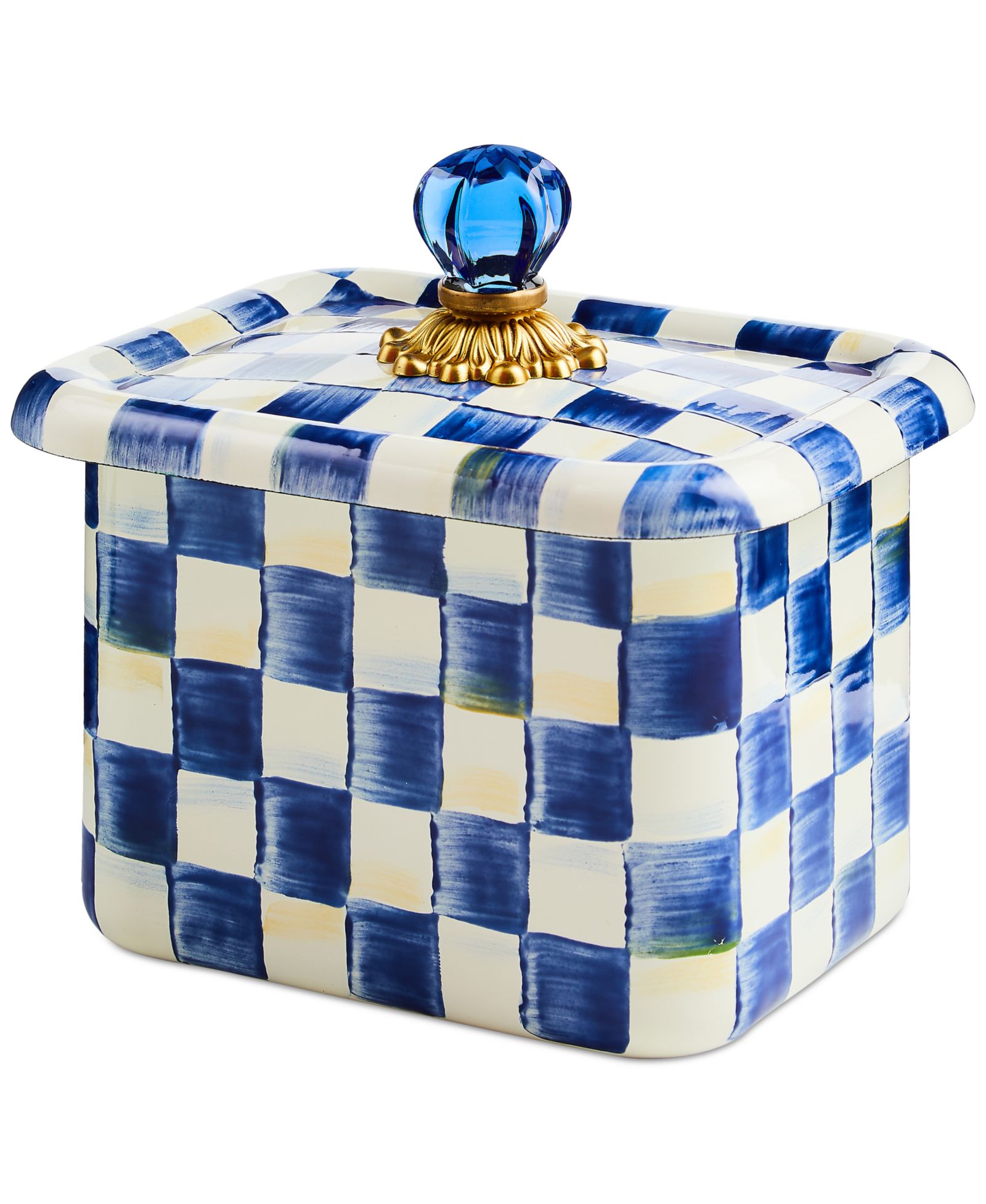 MacKenzie-Childs короб для рецептов Royal Check