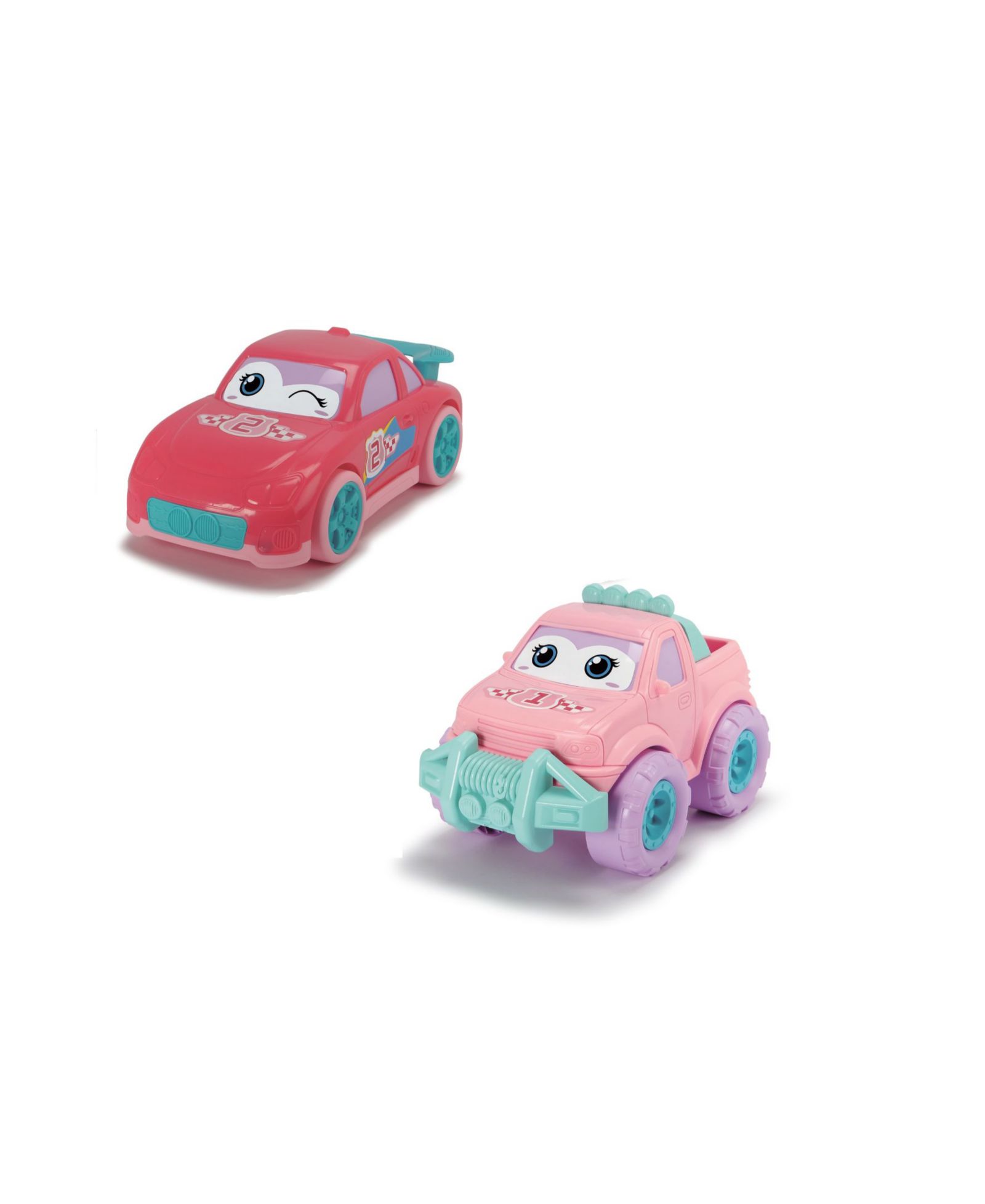 Dickie Toys Happy Friends грузовики для дошкольников 2 шт. Pack of 2