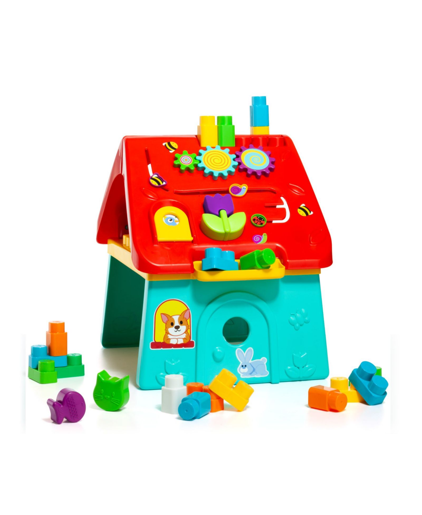 Molto Activity House Формы и цвета Музыкальный стол для занятий, возраст 1+