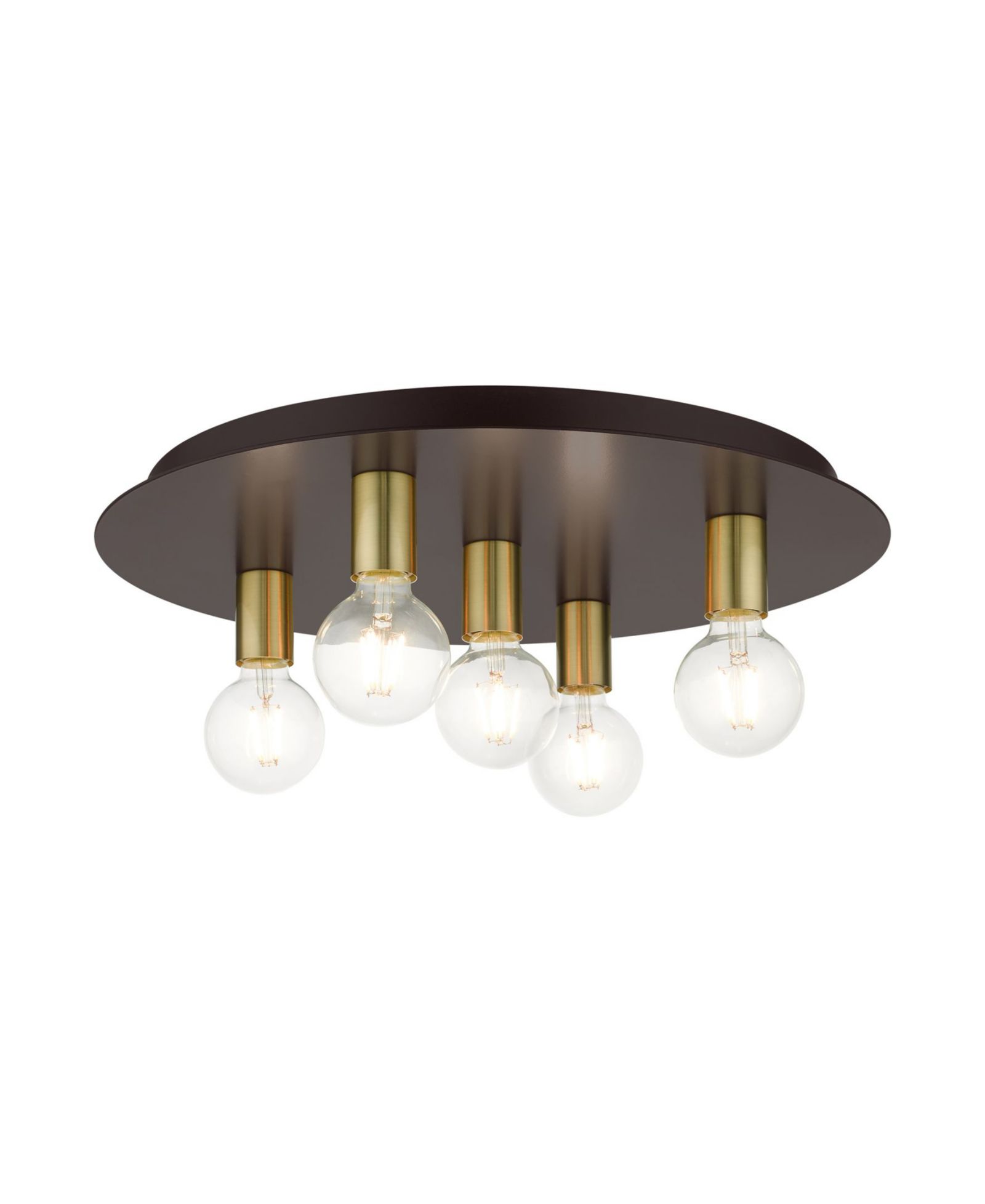 Hillview 5 Lights Flush Mount