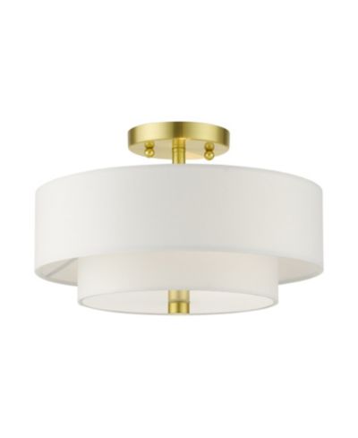Meridian 2 Lights Semi Flush