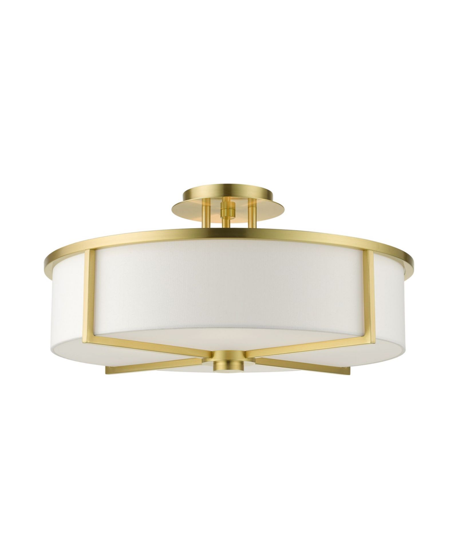 Wesley 4 Lights Semi Flush