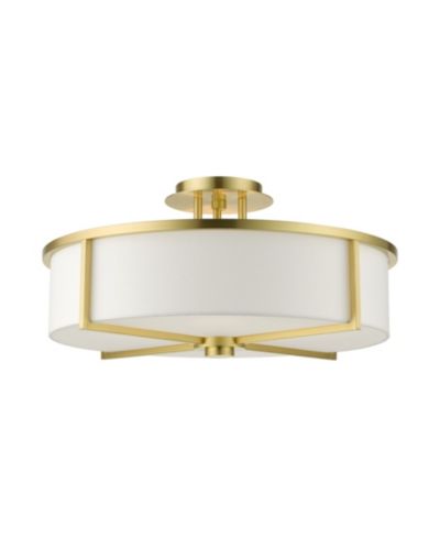 Wesley 4 Lights Semi Flush