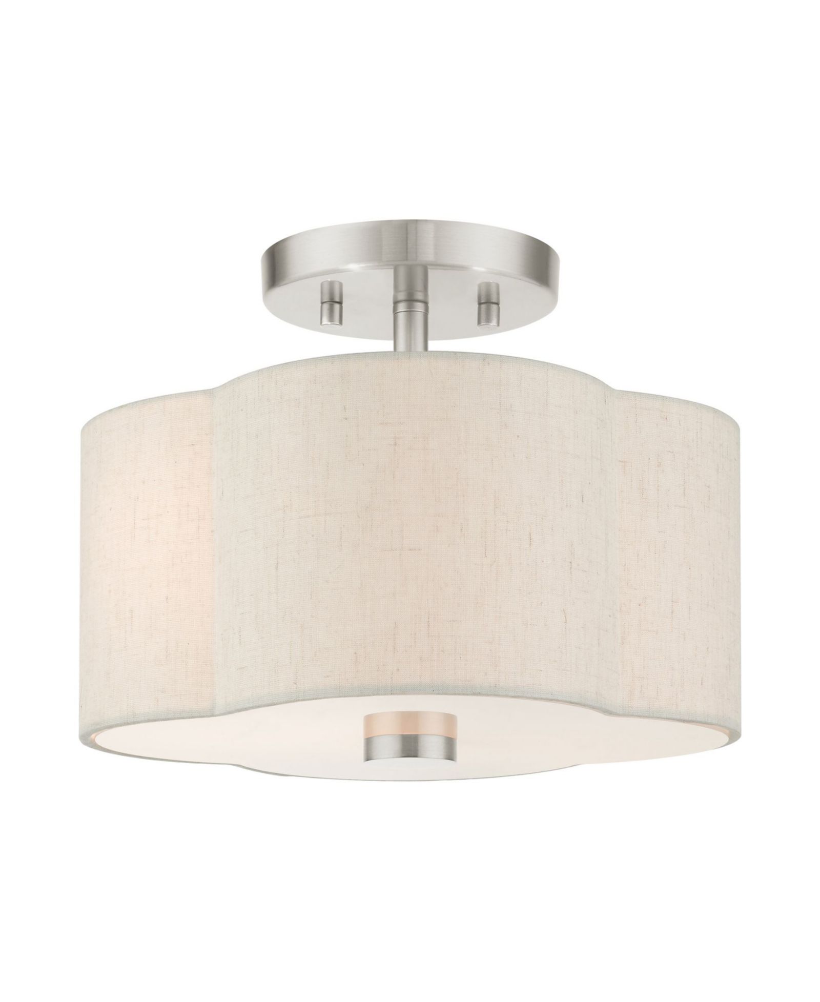 Solstice 2 Lights Semi Flush