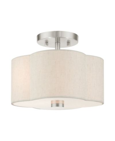 Solstice 2 Lights Semi Flush