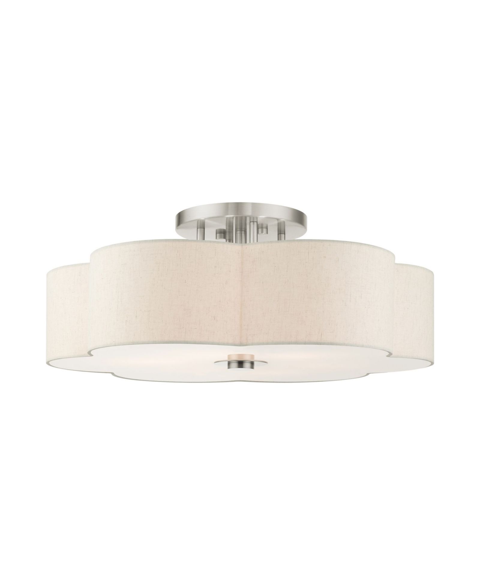 Solstice 6 Lights Semi Flush