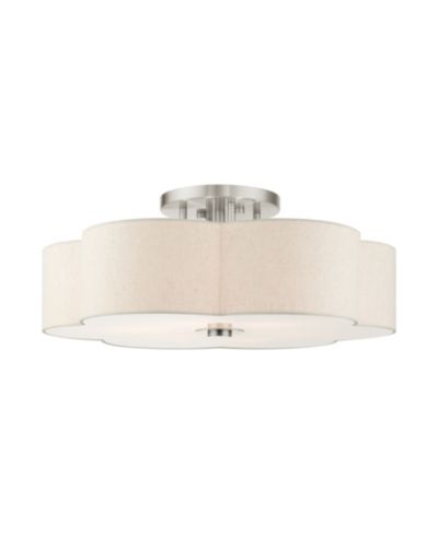 Solstice 6 Lights Semi Flush