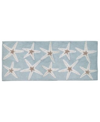 Коврик для ванной Avanti Sequin Shells Beachy Cotton, 24" x 60"