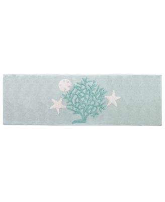 Avanti Beachcomber Seashells Cotton Bath Rug, 24" x 60"
