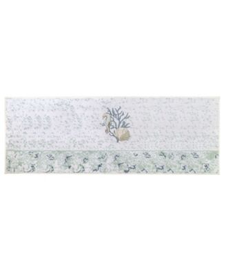 Avanti Coastal Terrazzo Cotton Bath Rug, 24" x 60"