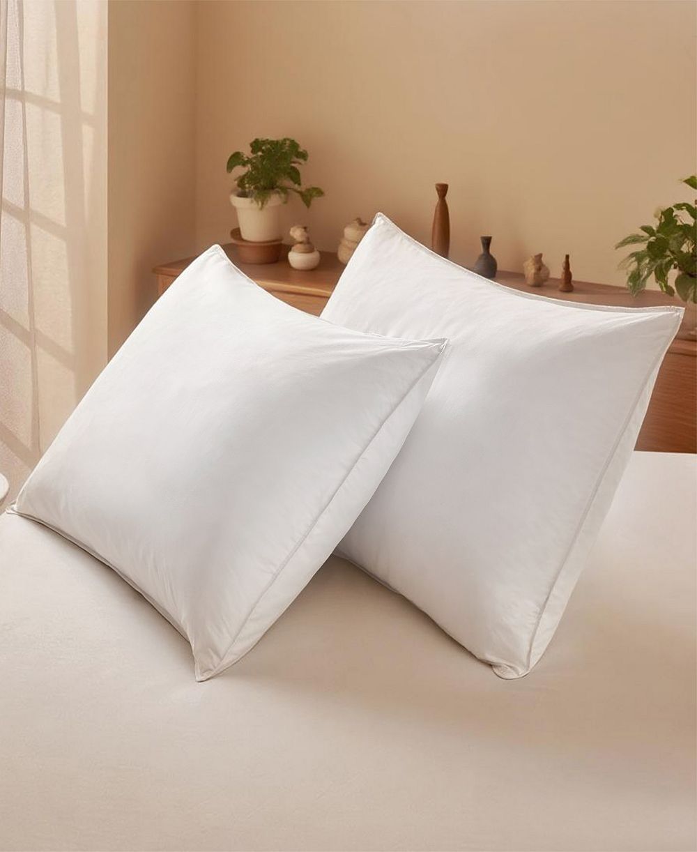 Подушки UNIKOME Medium Firm Feather, 2 шт., Queen
