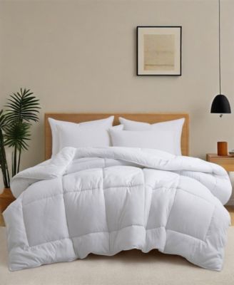 Unikome All Season Classic Grid Jacquard Down Alternative Comforter, King
