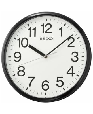 Seiko классические черные офисные часы