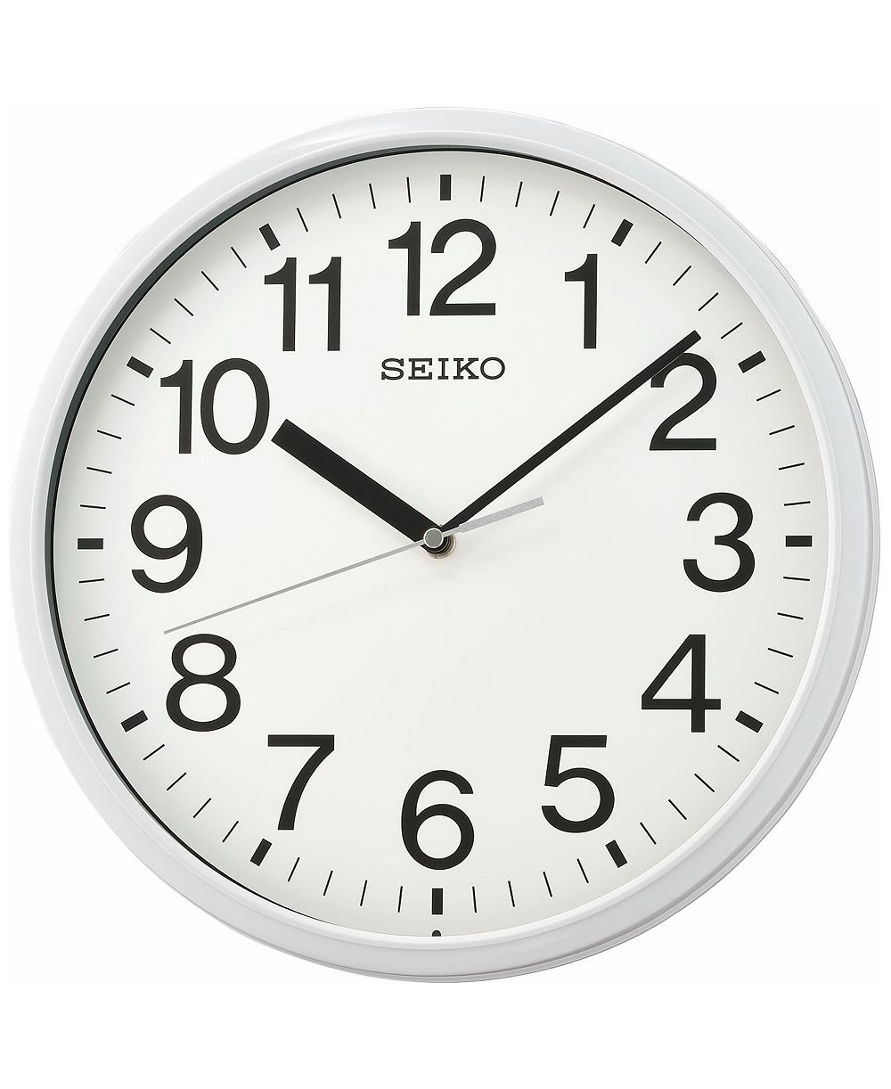 Seiko Classic White Office Clock