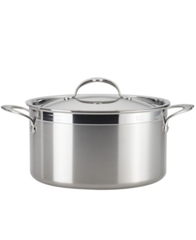 Hestan Прочная кастрюля из нержавеющей стали ProBond® с крышкой, 8-Quart