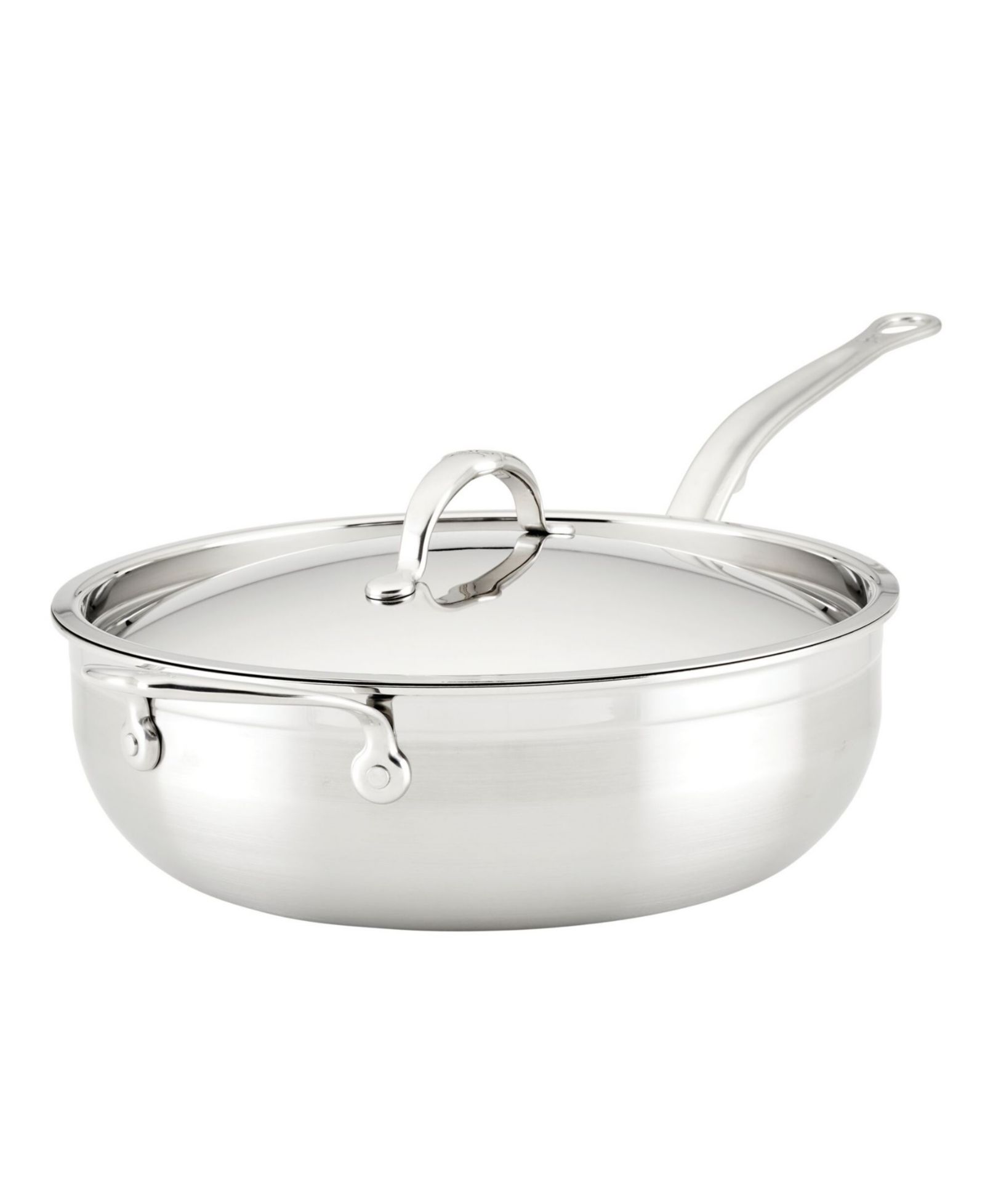 ProBond® Clad Stainless Steel 5-Quart Covered Essential Pan with Helper Handle