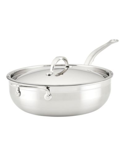 ProBond® Clad Stainless Steel 5-Quart Covered Essential Pan with Helper Handle