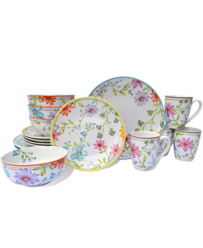 Набор столовой посуды Euro Ceramica Charlotte, 16 шт., на 4 персоны