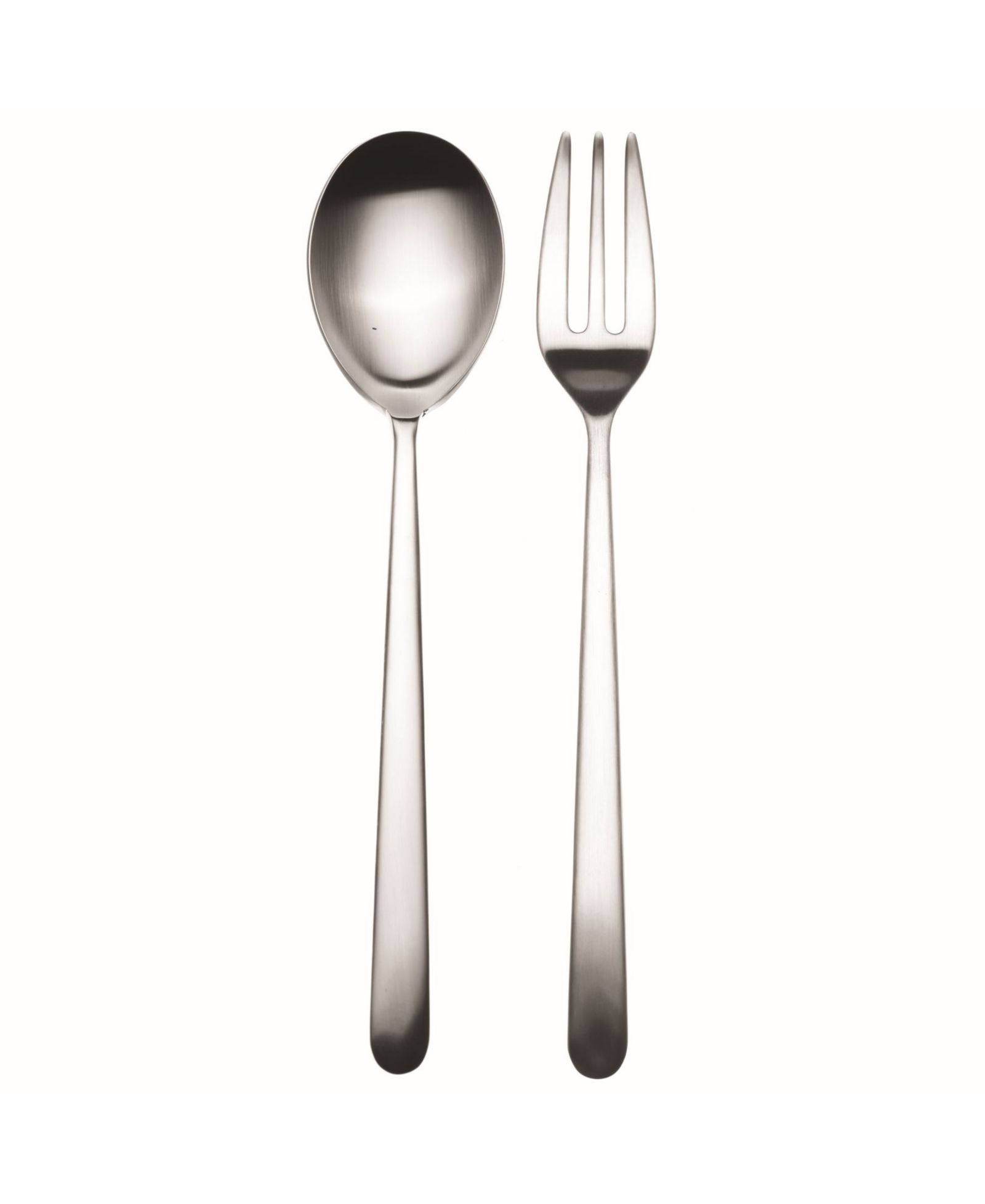 Mepra Serving Fork and Spoon Linea Cutlery, Set of 2