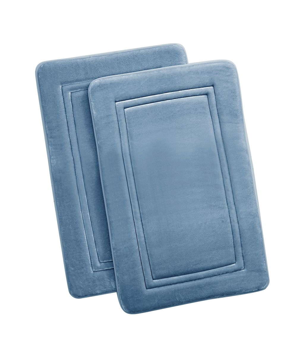 Набор из 2 ковриков для ванной Truly Calm Antimicrobial Memory Foam, 17" x 24"