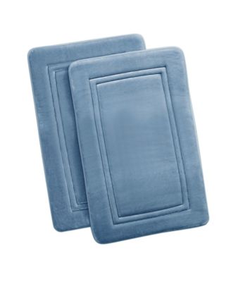 Truly Calm Antimicrobial Memory Foam 2-Pc. Bath Rug Set, 17" x 24"